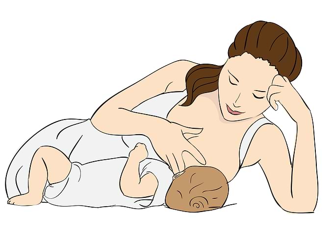 mother with her baby