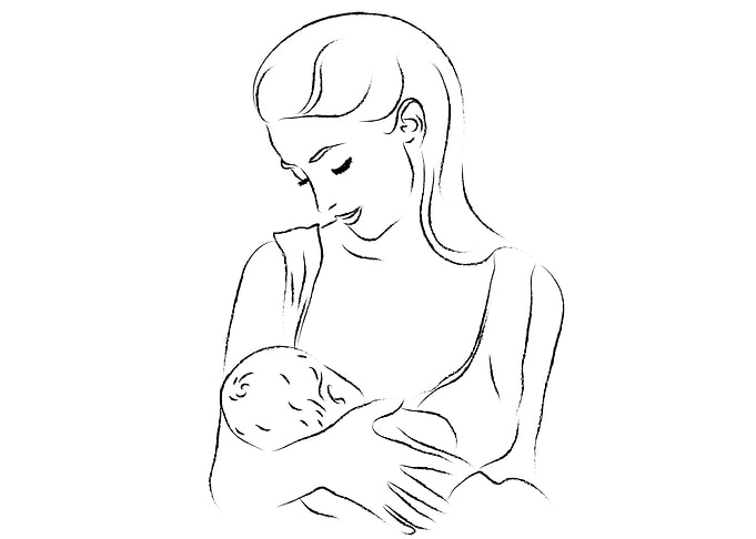 mother with her baby