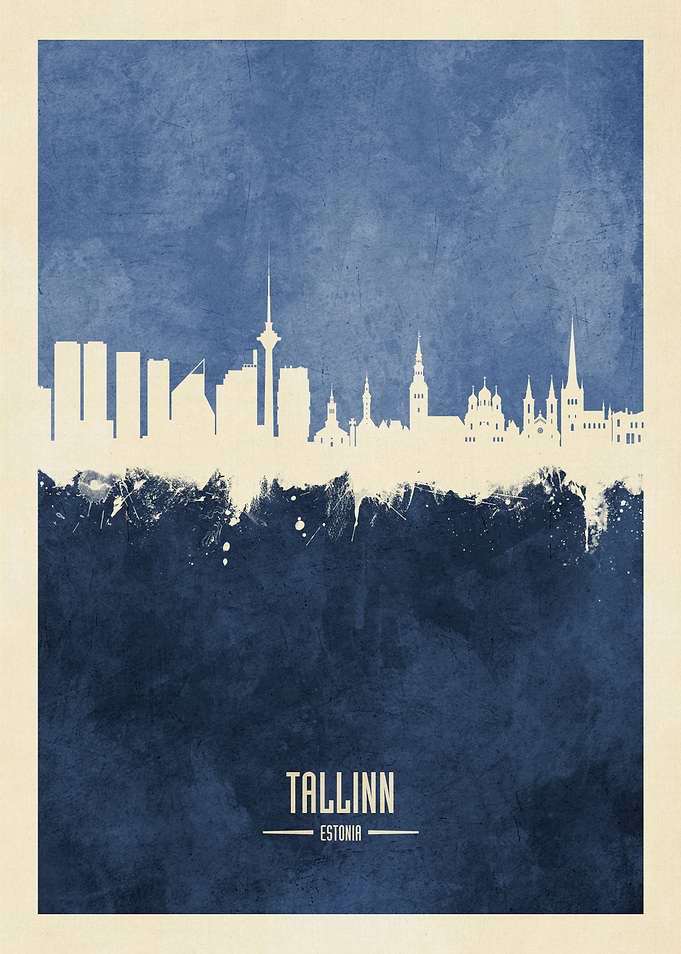 Tallinn Skyline Estonia