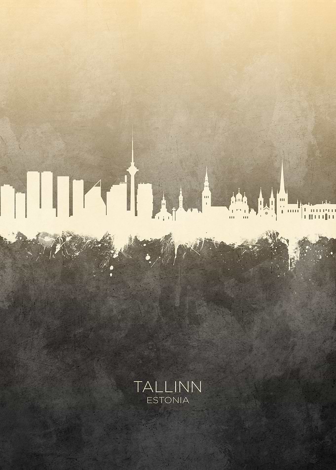 Tallinn Skyline Estonia