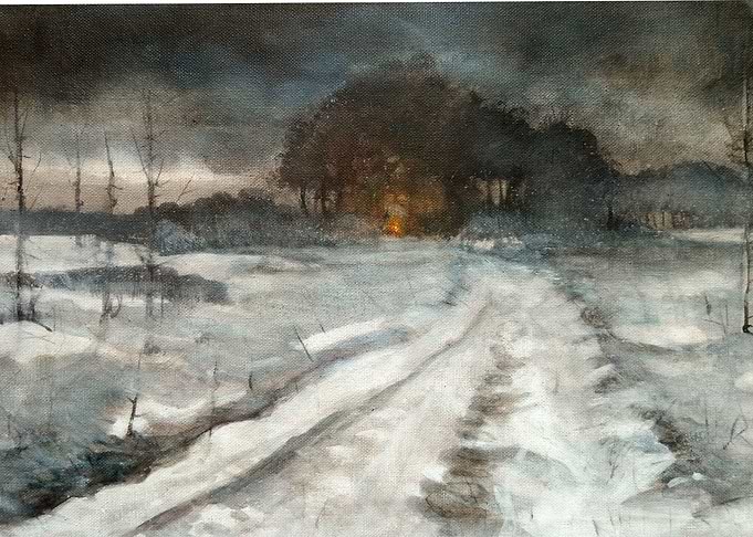 Snow path