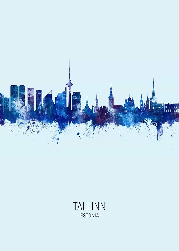 Tallinn Skyline Estonia