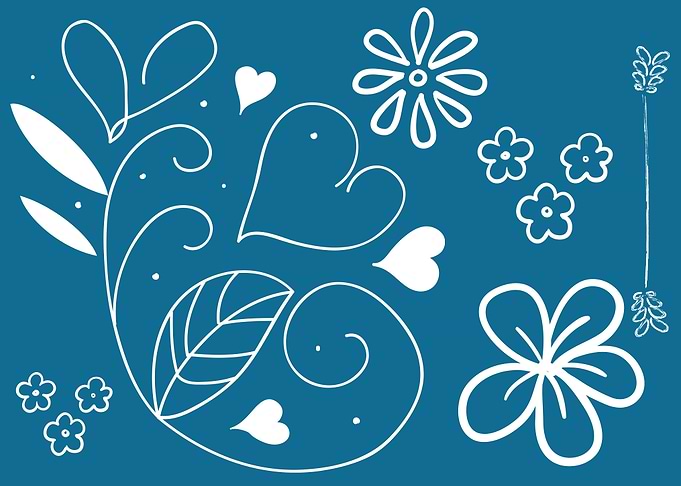 beautiful flower art
