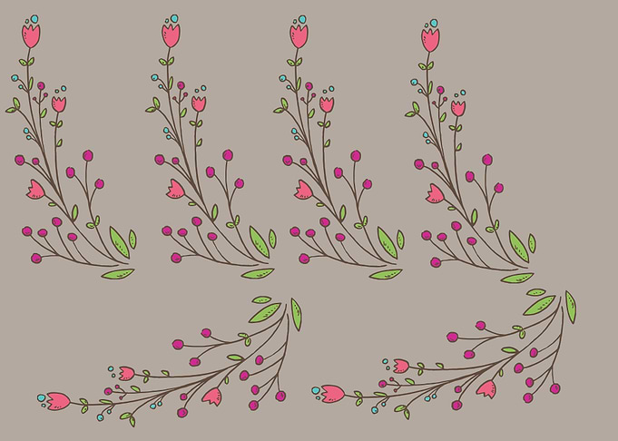 beautiful flower art