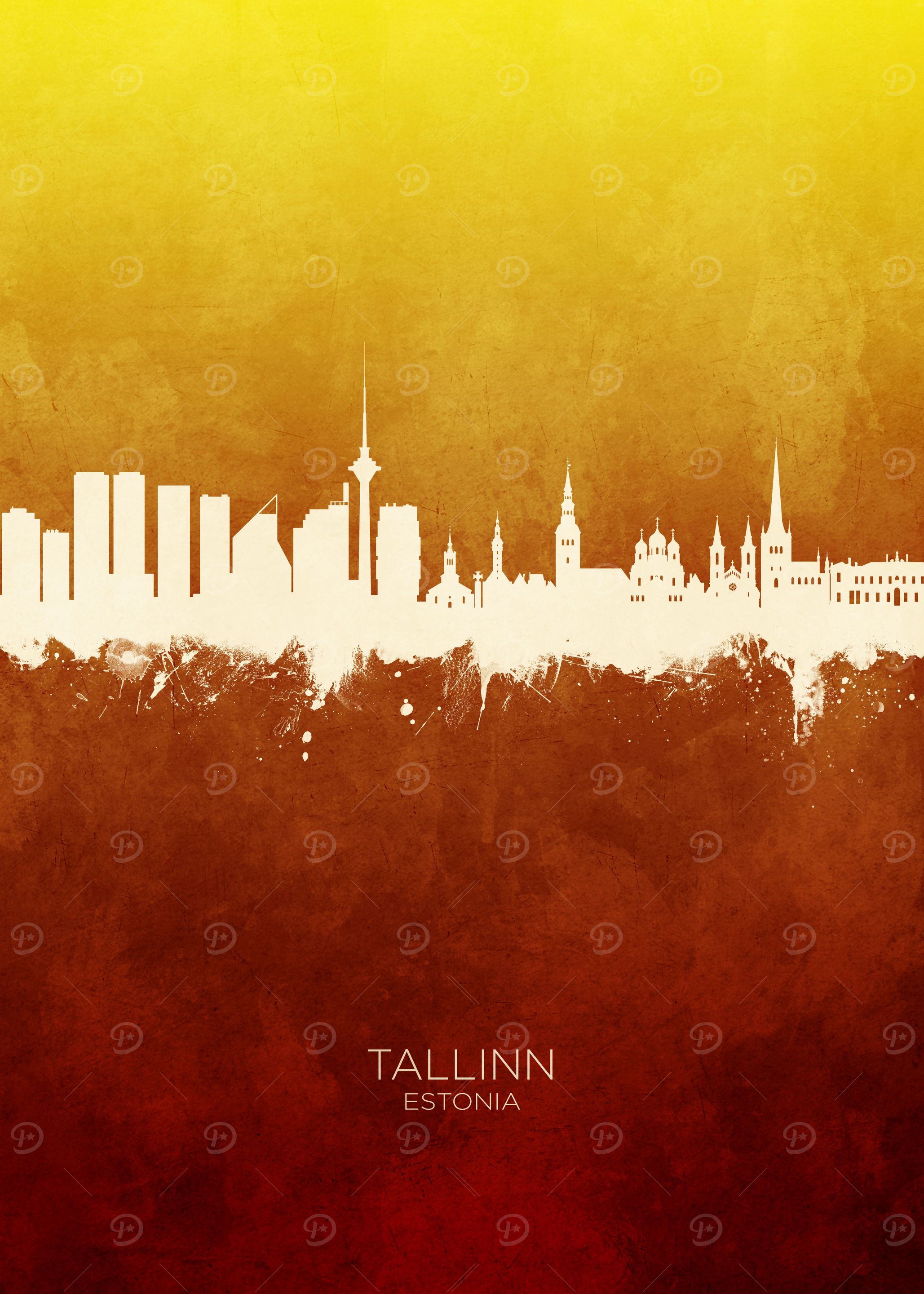 Tallinn Skyline Estonia
