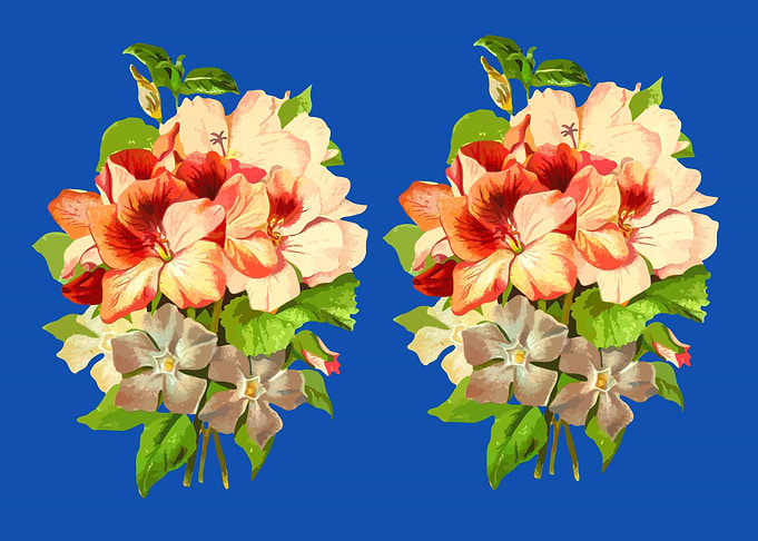 beautiful flower art