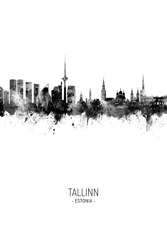 Tallinn Skyline Estonia