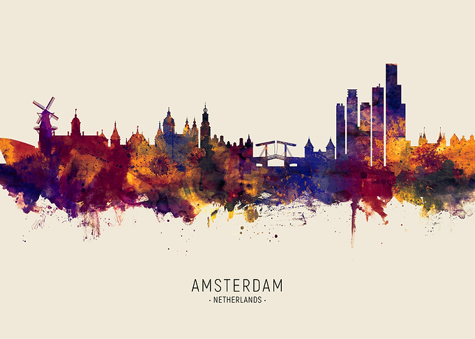 Amsterdam Skyline