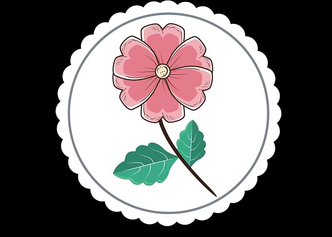 beautiful flower art