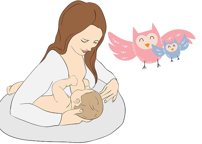 mother with her baby