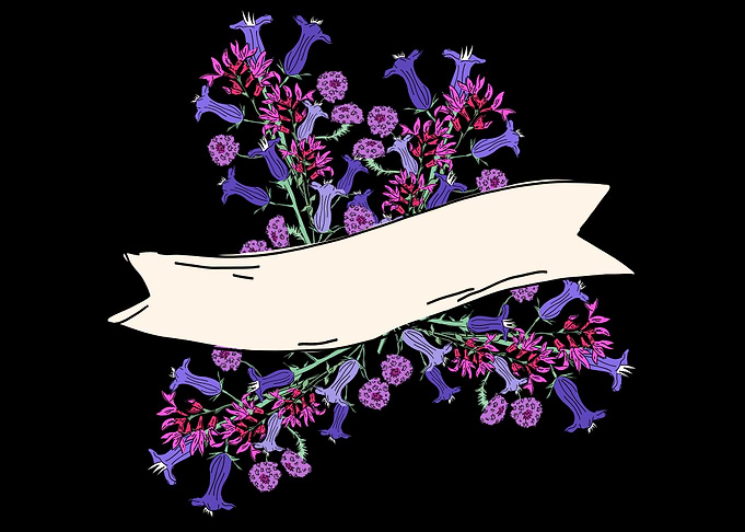 beautiful flower art