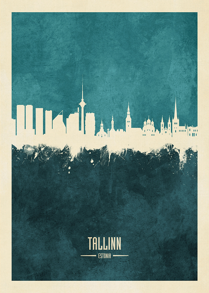 Tallinn Skyline Estonia