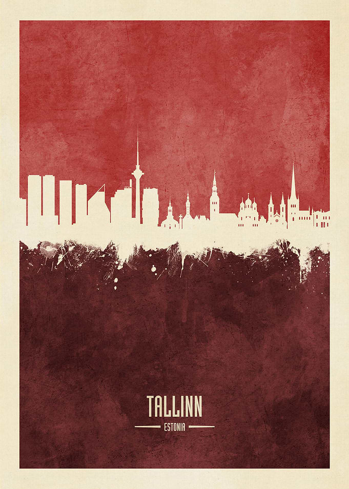 Tallinn Skyline Estonia