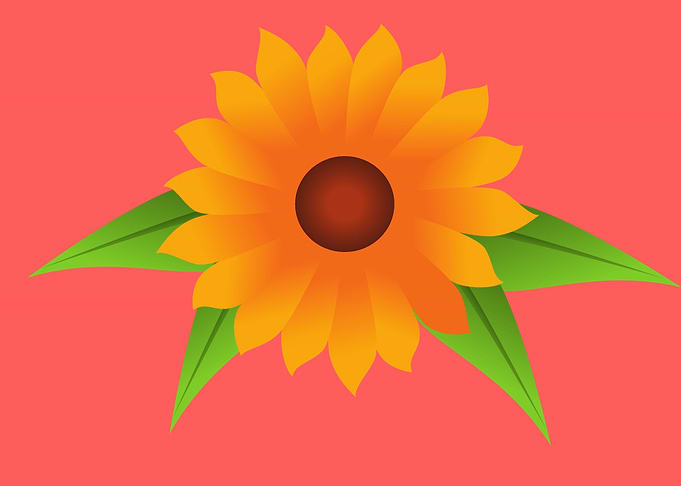 beautiful flower art