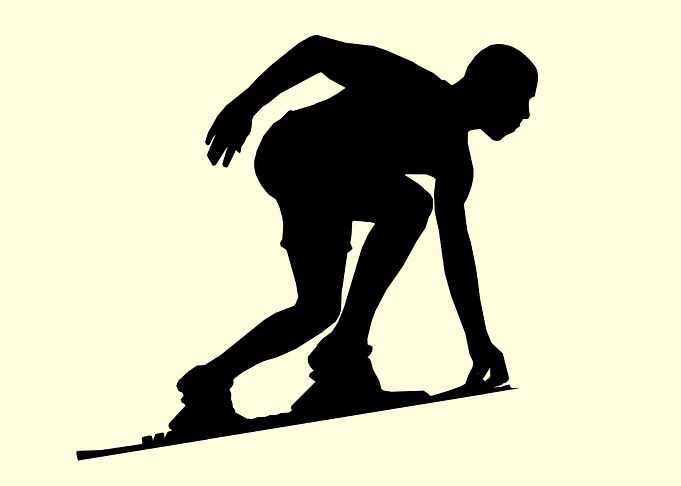 boy skating art