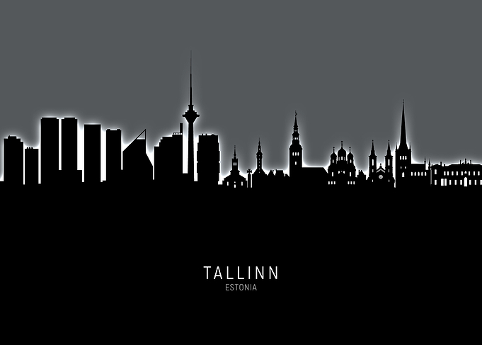 Tallinn Skyline Estonia