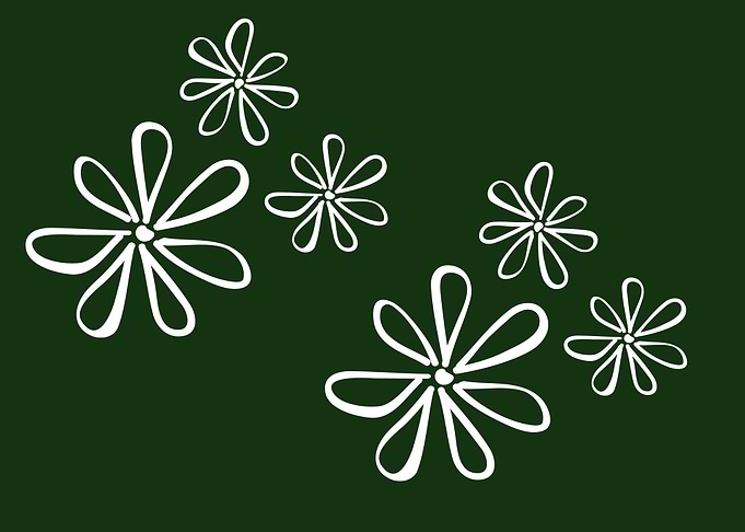 beautiful flower art