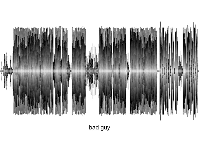 Bad Guy Soundwave Art