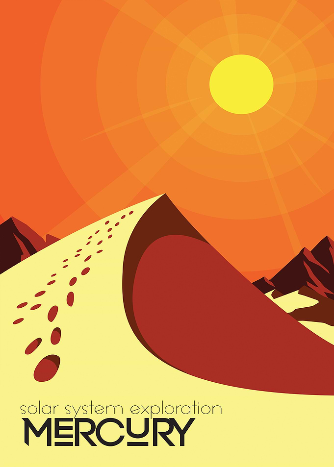 Mercury travel poster