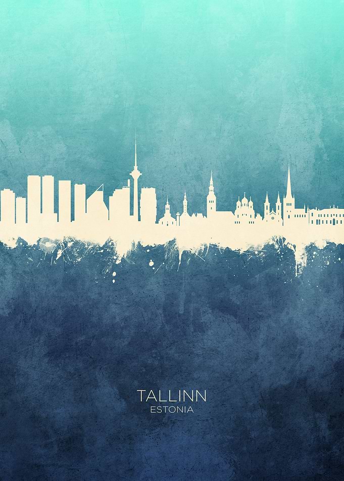 Tallinn Skyline Estonia