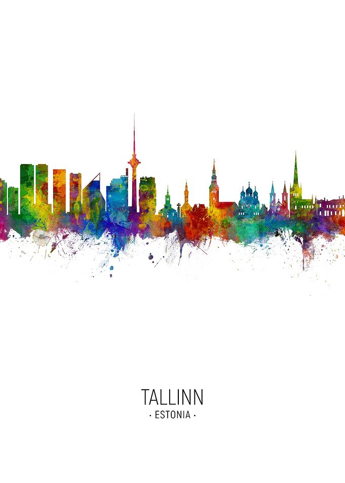 Tallinn Skyline Estonia