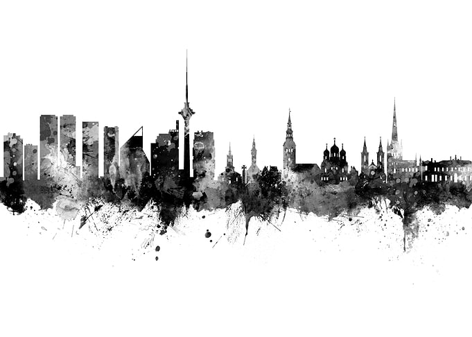 Tallinn Skyline Estonia
