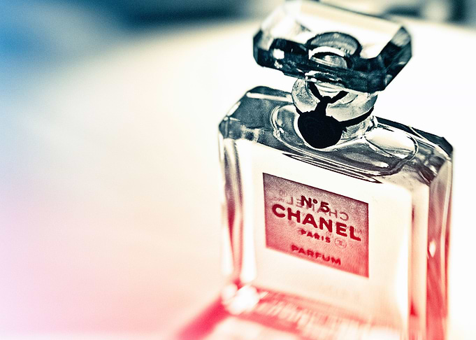 Chanel No 5 perfume bottle