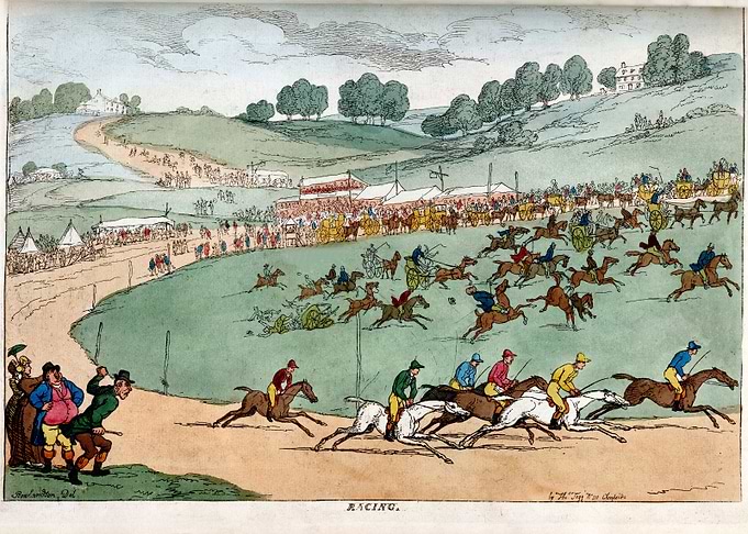 At The Race Track Vintage