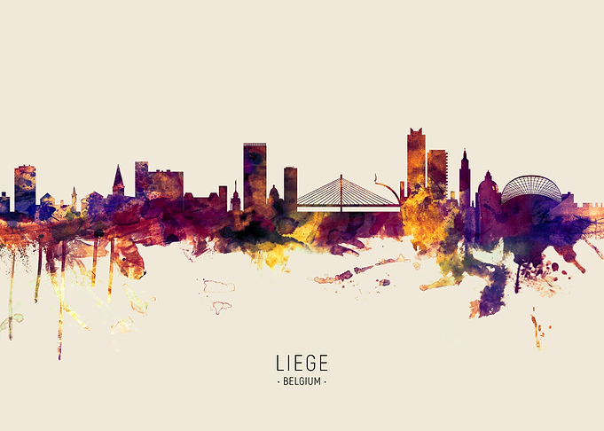 Liege Skyline Belgium