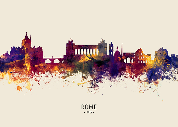Rome Skyline Italy