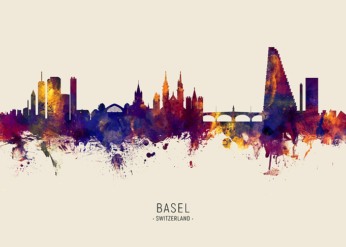 Basel Skyline Switzerland