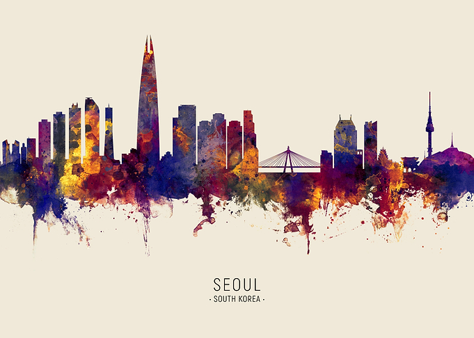 Seoul Skyline South Korea