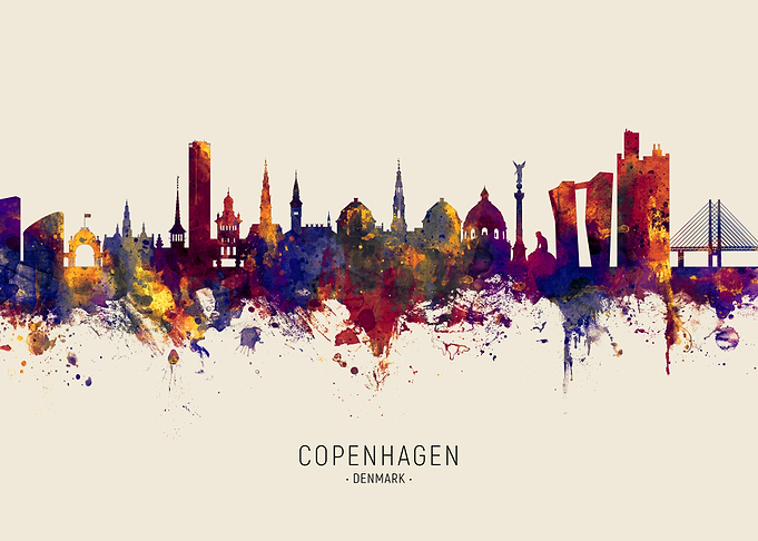 Copenhagen Skyline Denmark