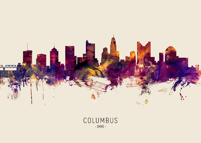 Columbus Skyline Ohio