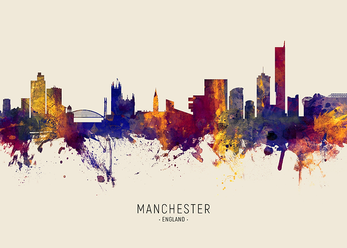 Manchester Skyline England