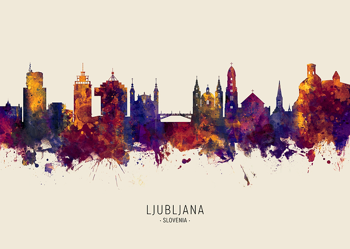 Ljubljana Skyline Slovenia