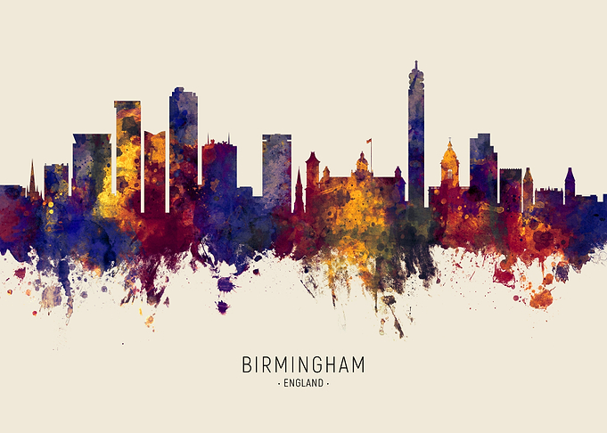 Birmingham Skyline England