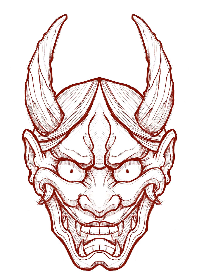 Hannya Sketch