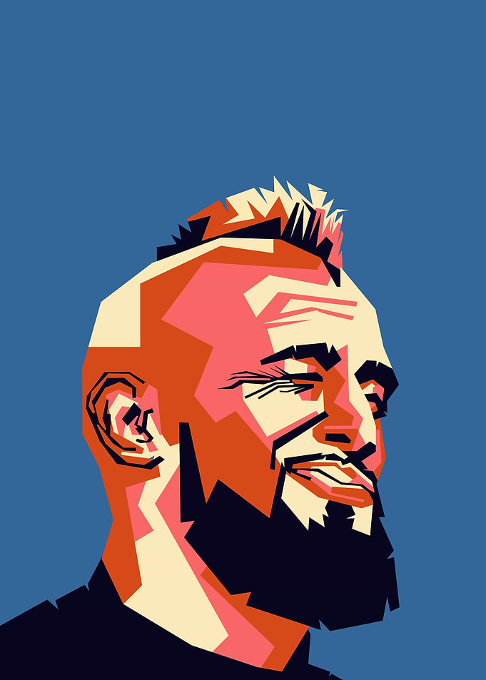 Vidal Style Simple Pop Art