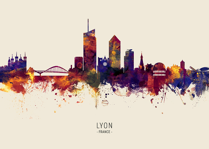 Lyon Skyline France