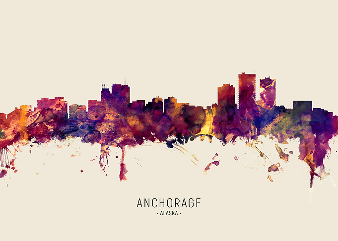 Anchorage Skyline Alaska