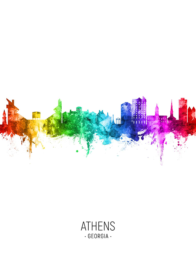 Athens Georgia Skyline USA
