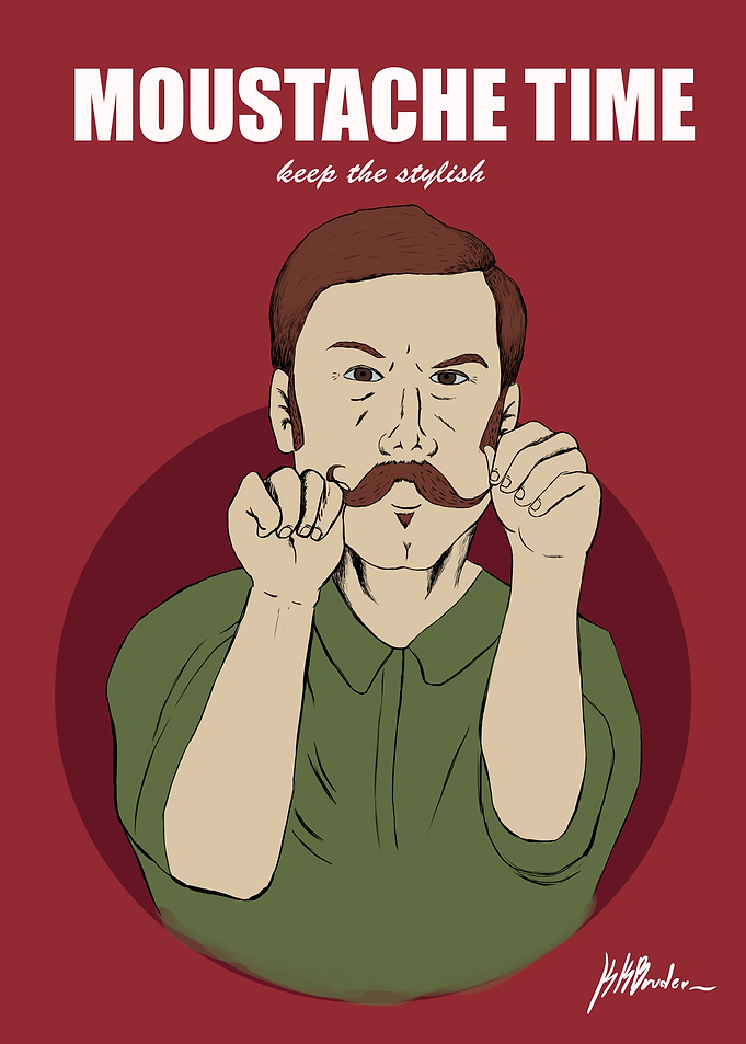 Moustache Time