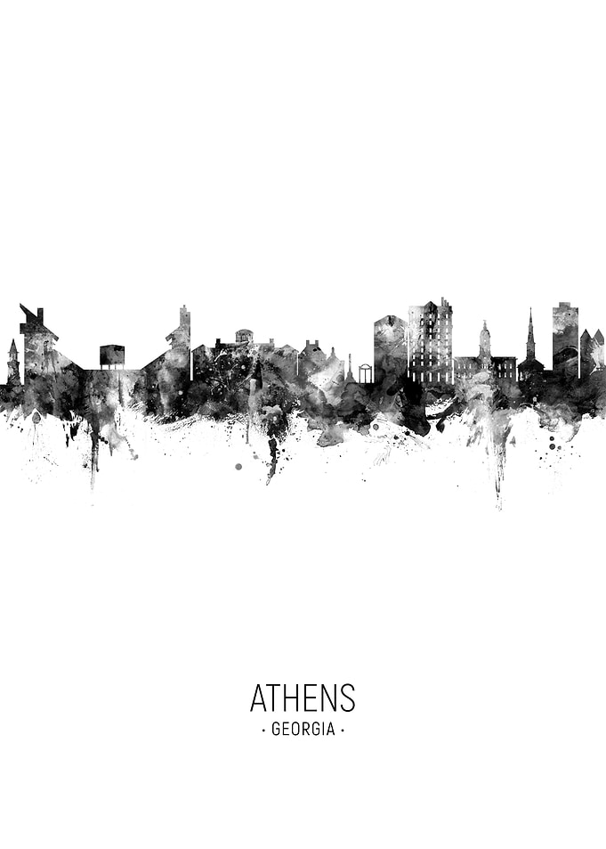 Athens Georgia Skyline USA