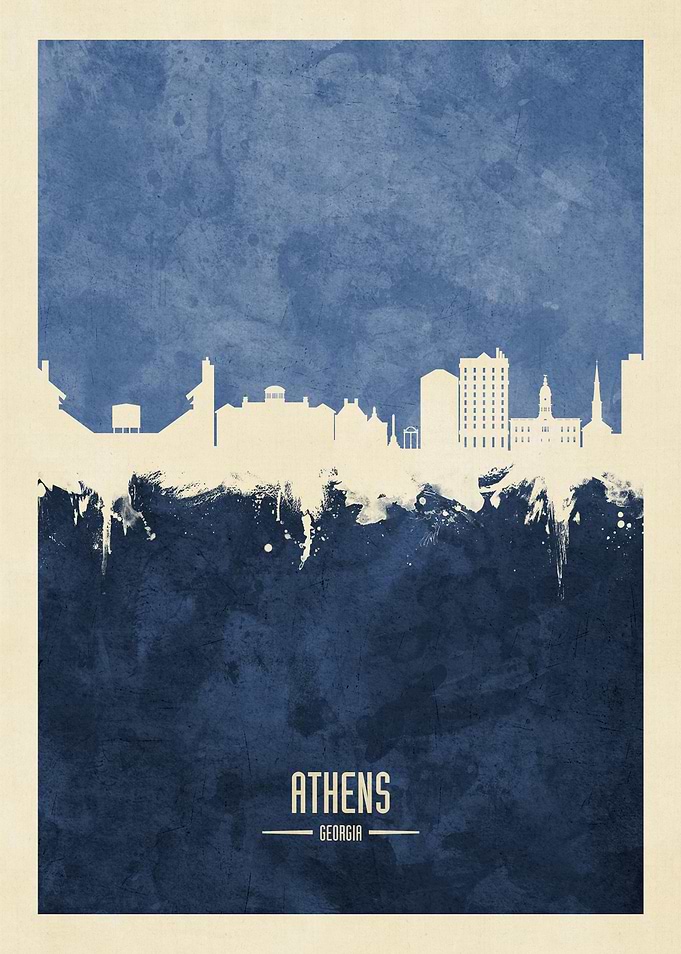 Athens Georgia Skyline USA