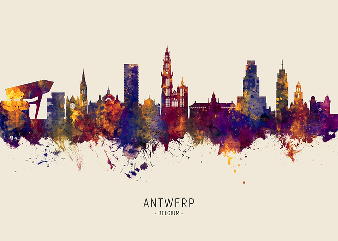 Antwerp Skyline Belgium