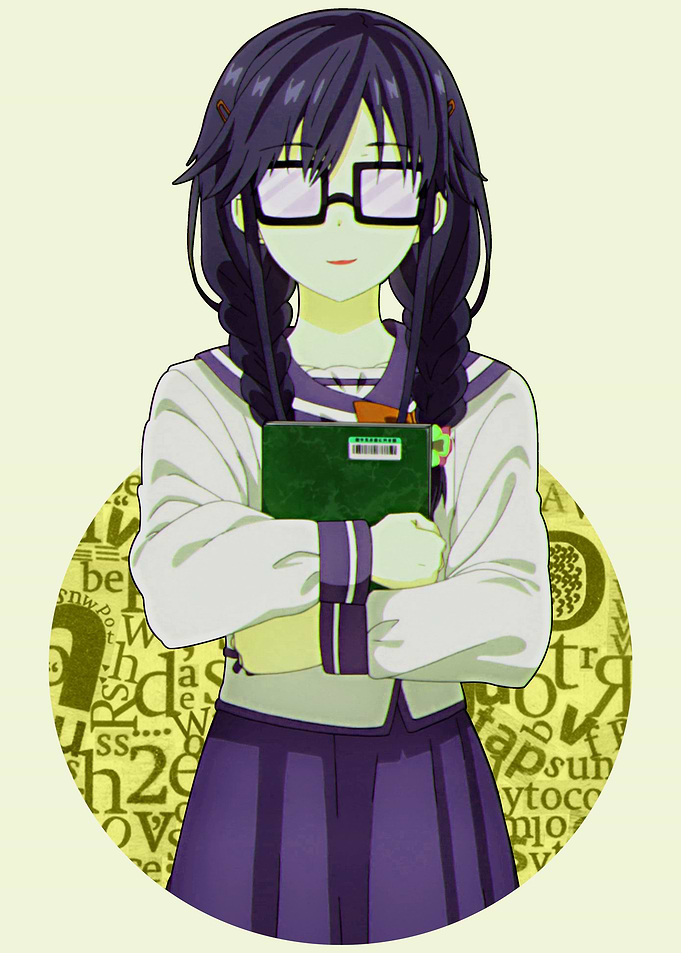 Retro Sweet School Girl