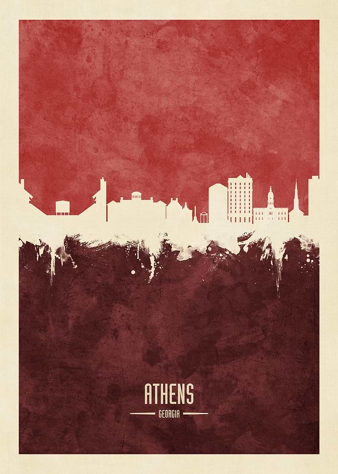 Athens Georgia Skyline USA