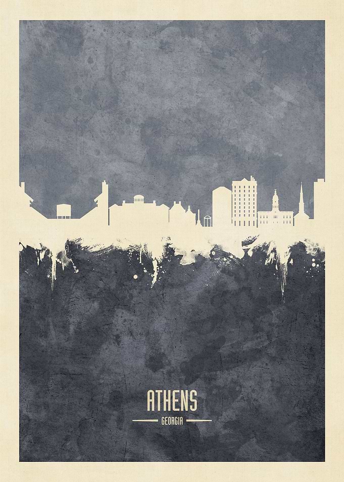 Athens Georgia Skyline USA