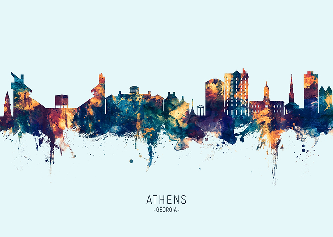 Athens Georgia Skyline USA